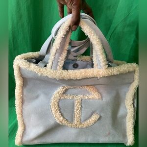 TELFAR x UGG Baby Blue Medium Shopping Bag